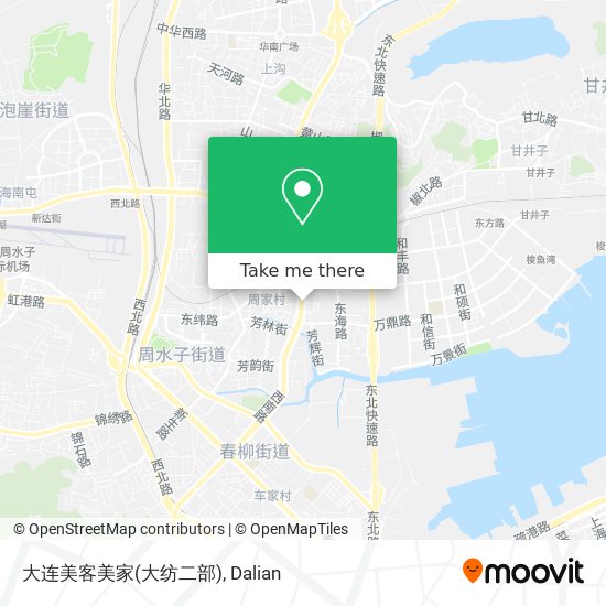 大连美客美家(大纺二部) map