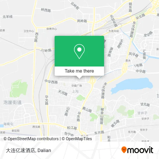 大连亿速酒店 map