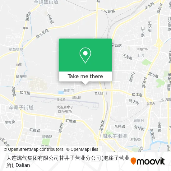 大连燃气集团有限公司甘井子营业分公司(泡崖子营业所) map