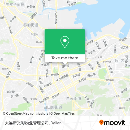 大连新光彩物业管理公司 map