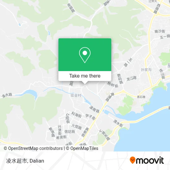 凌水超市 map
