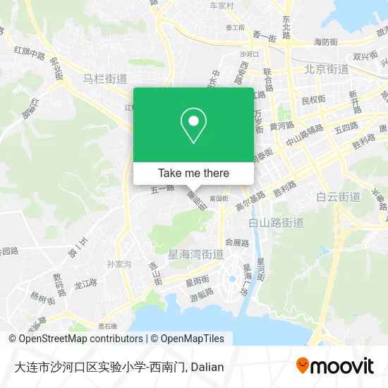 大连市沙河口区实验小学-西南门 map