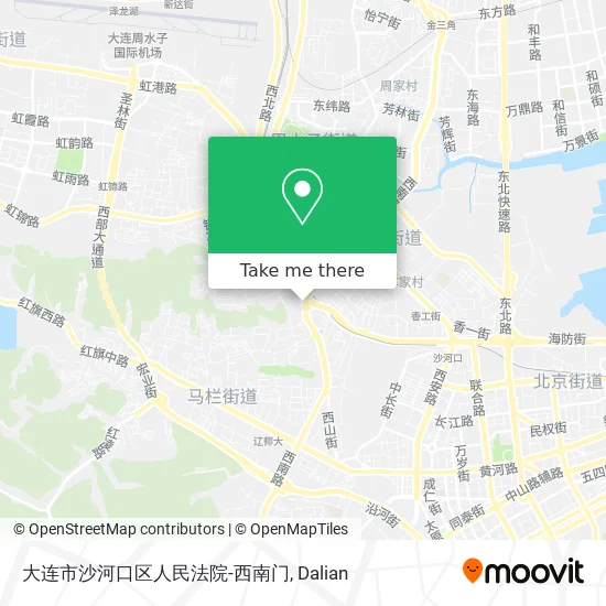 大连市沙河口区人民法院-西南门 map