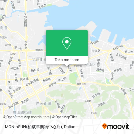 MONtoSUN(柏威年购物中心店) map