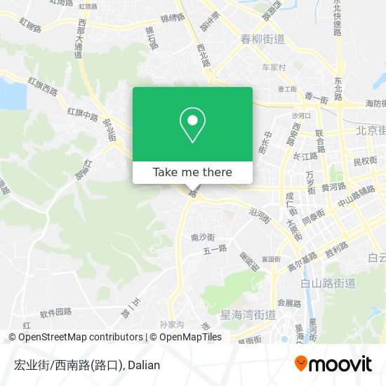 宏业街/西南路(路口) map