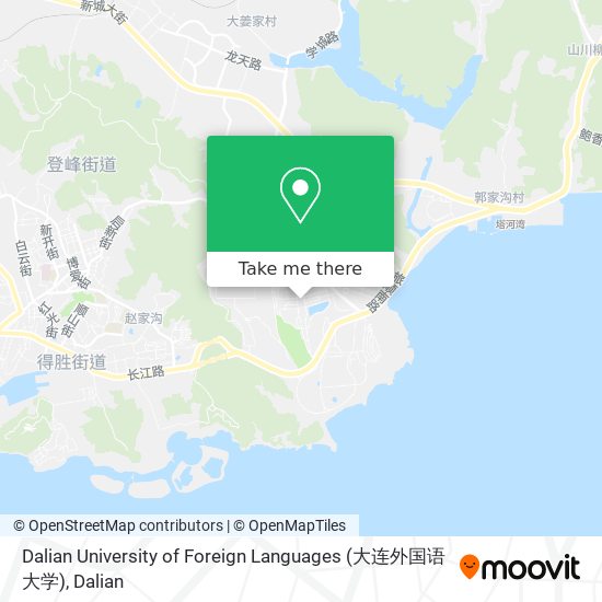 Dalian University of Foreign Languages (大连外国语大学) map