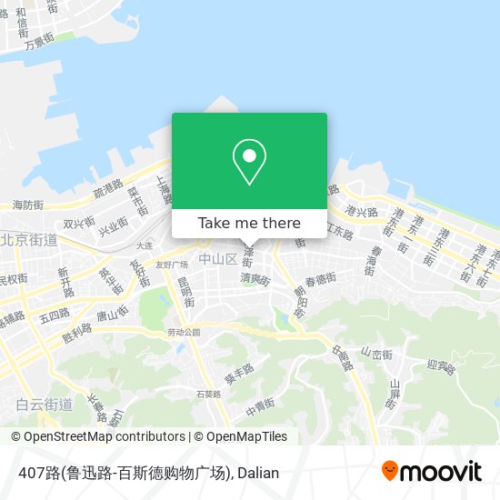 407路(鲁迅路-百斯德购物广场) map