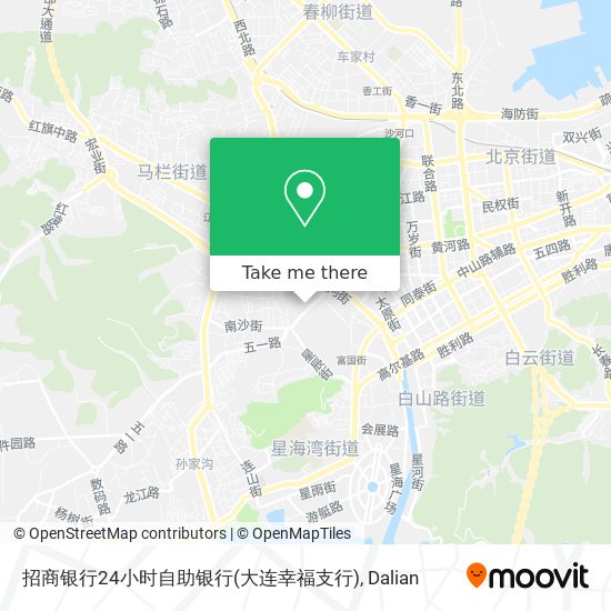 招商银行24小时自助银行(大连幸福支行) map