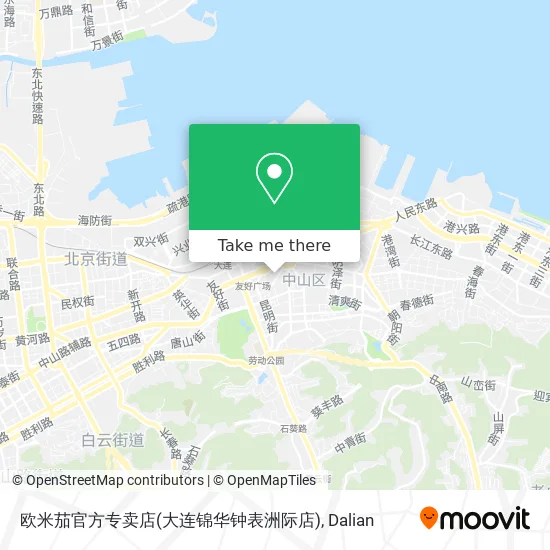 欧米茄官方专卖店(大连锦华钟表洲际店) map