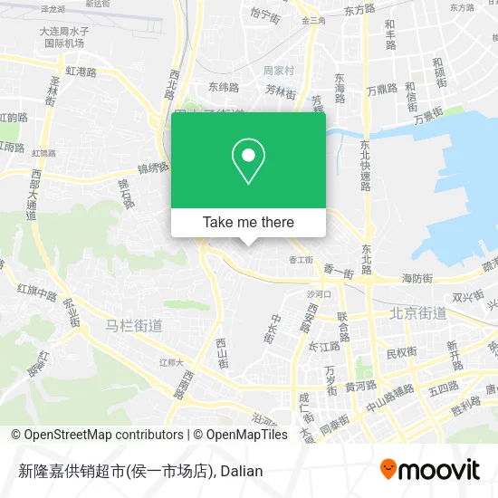 新隆嘉供销超市(侯一市场店) map
