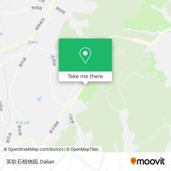 英歌石植物园 map