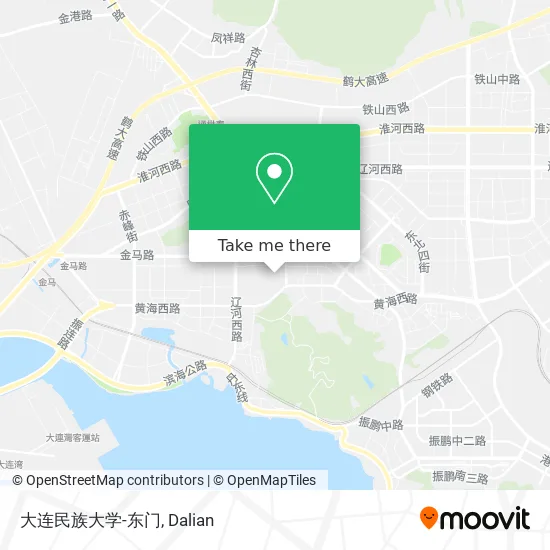 大连民族大学-东门 map