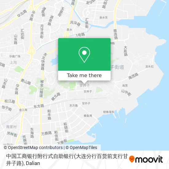 中国工商银行附行式自助银行(大连分行百货前支行甘井子路) map