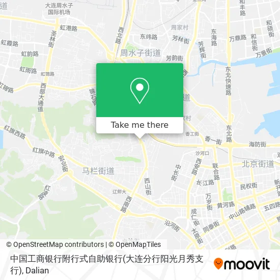 中国工商银行附行式自助银行(大连分行阳光月秀支行) map