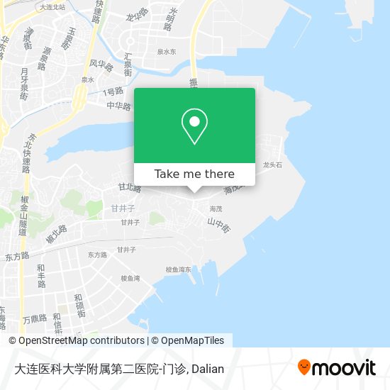 大连医科大学附属第二医院-门诊 map