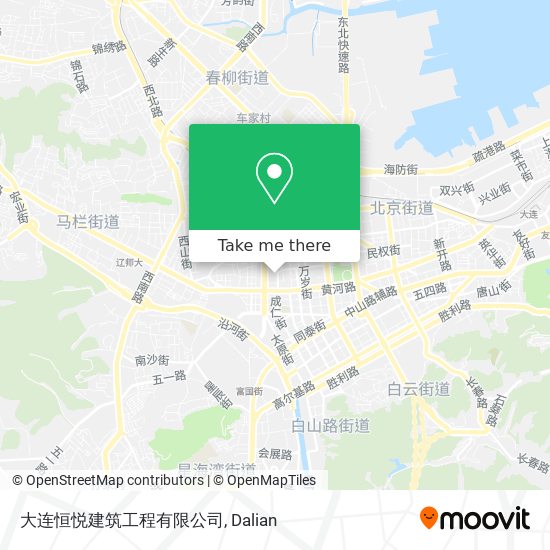 大连恒悦建筑工程有限公司 map