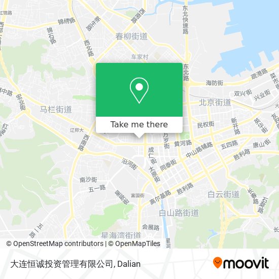 大连恒诚投资管理有限公司 map