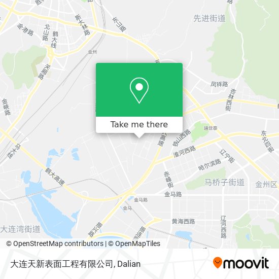 大连天新表面工程有限公司 map