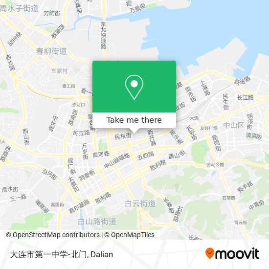 大连市第一中学-北门 map