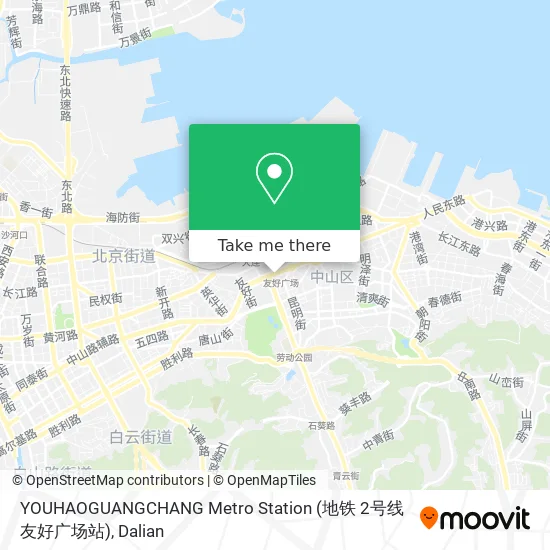 YOUHAOGUANGCHANG Metro Station (地铁 2号线 友好广场站) map