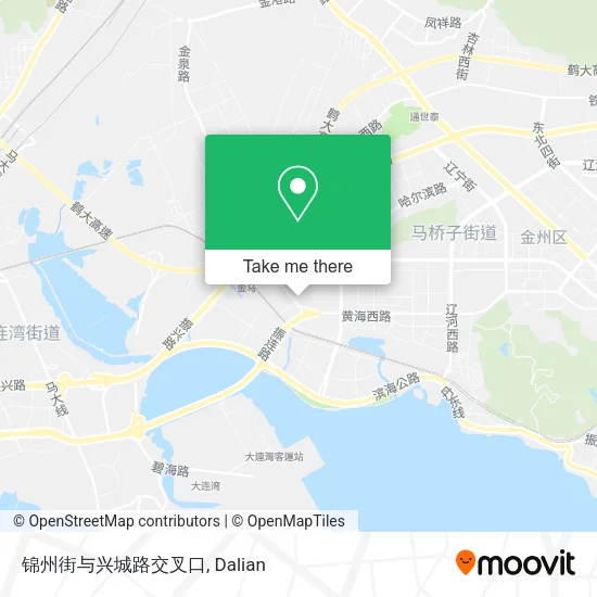 锦州街与兴城路交叉口 map