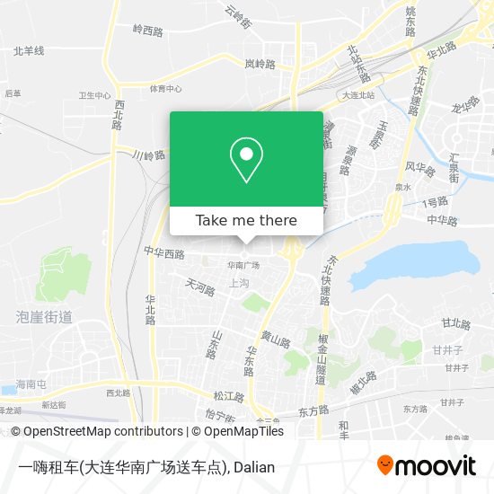 一嗨租车(大连华南广场送车点) map