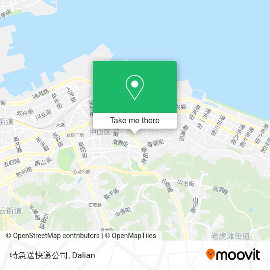 特急送快递公司 map