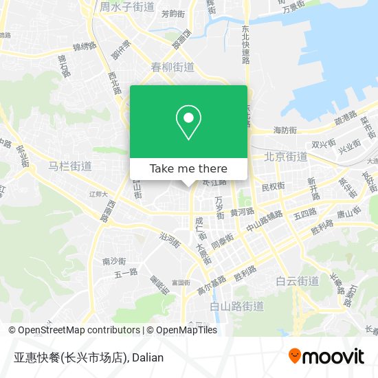 亚惠快餐(长兴市场店) map