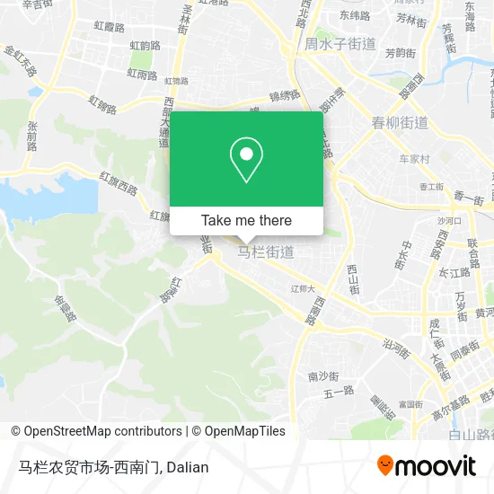 马栏农贸市场-西南门 map