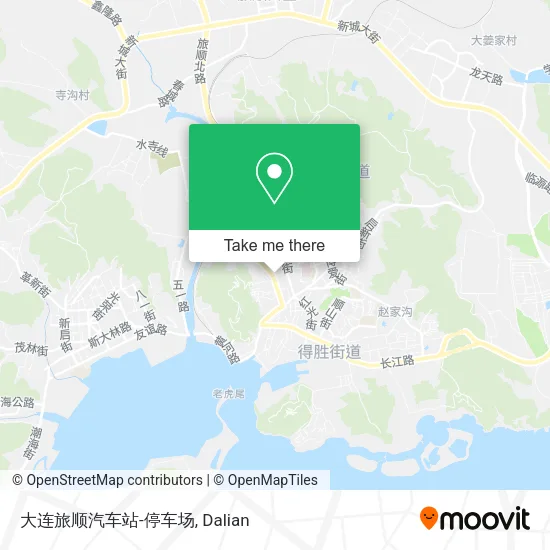 大连旅顺汽车站-停车场 map