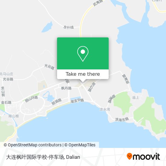 大连枫叶国际学校-停车场 map