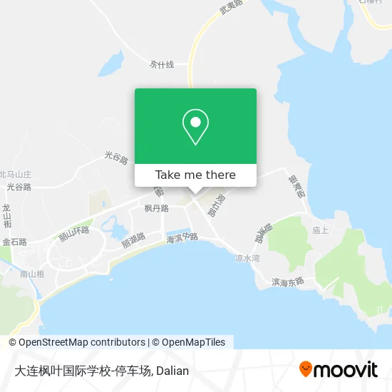 大连枫叶国际学校-停车场 map