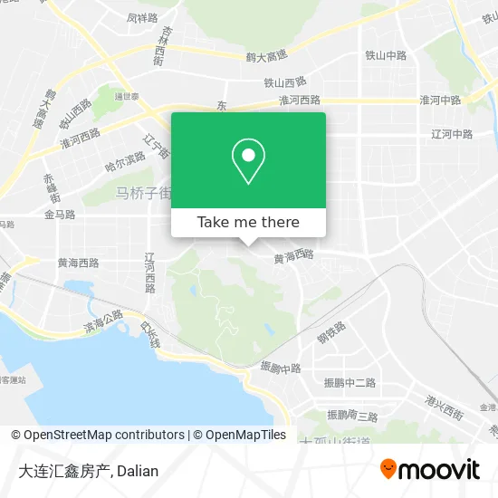 大连汇鑫房产 map
