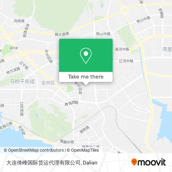 大连倚峰国际货运代理有限公司 map