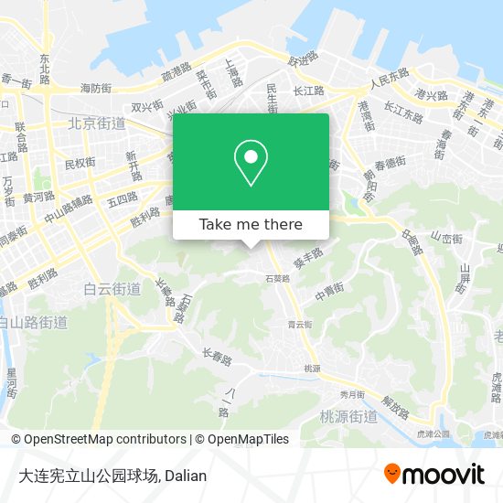 大连宪立山公园球场 map