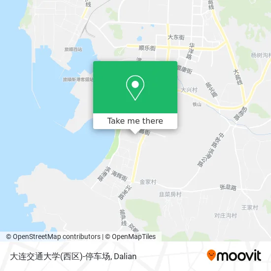 大连交通大学(西区)-停车场 map