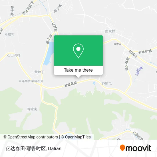 亿达春田·耶鲁时区 map