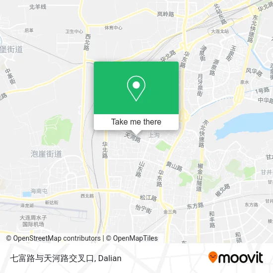 七富路与天河路交叉口 map