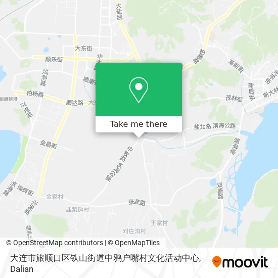 大连市旅顺口区铁山街道中鸦户嘴村文化活动中心 map