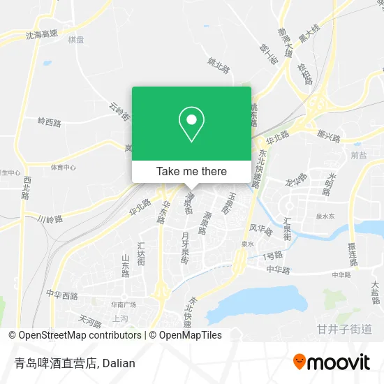 青岛啤酒直营店 map