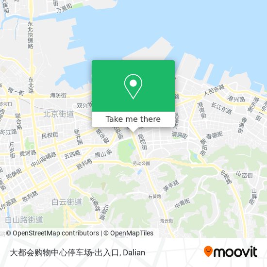 大都会购物中心停车场-出入口 map