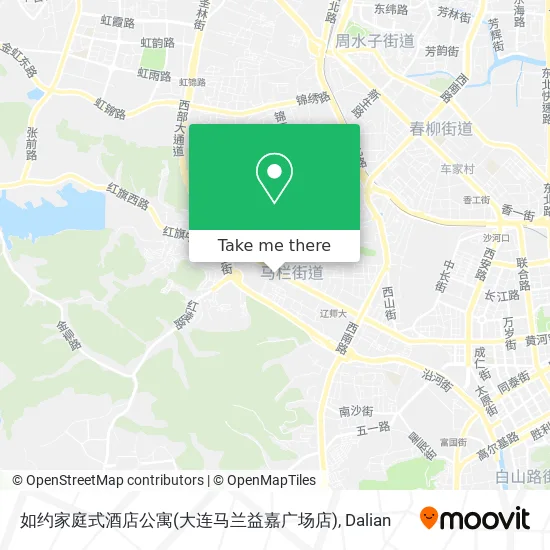 如约家庭式酒店公寓(大连马兰益嘉广场店) map
