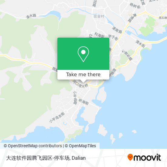 大连软件园腾飞园区-停车场 map