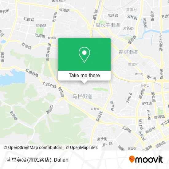 蓝星美发(富民路店) map