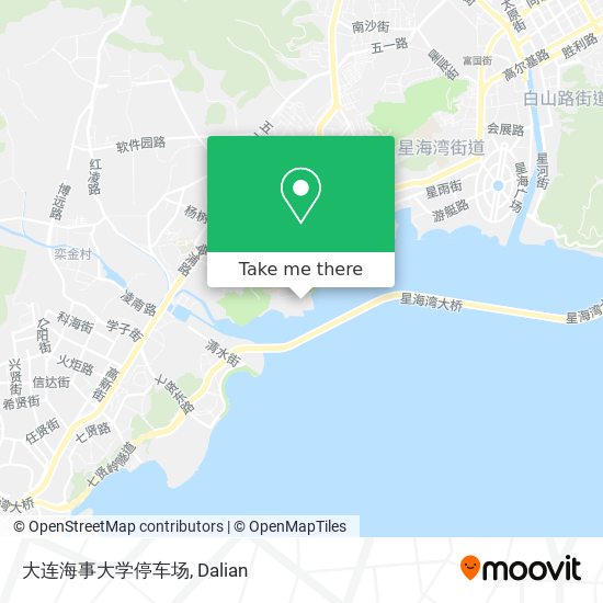大连海事大学停车场 map