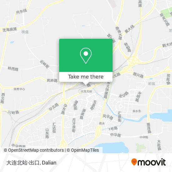 大连北站-出口 map
