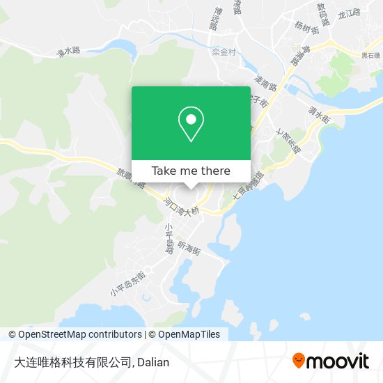 大连唯格科技有限公司 map