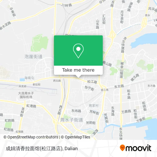 成娟清香拉面馆(松江路店) map