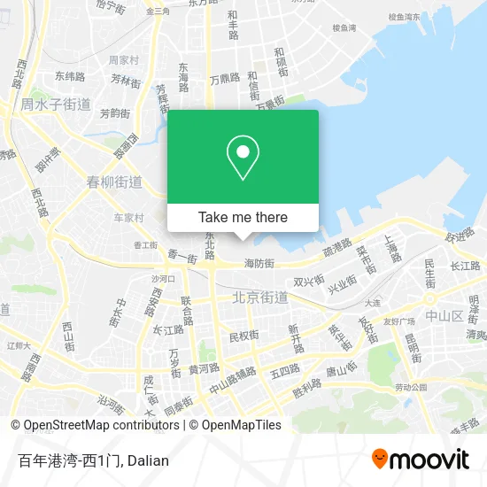 百年港湾-西1门 map