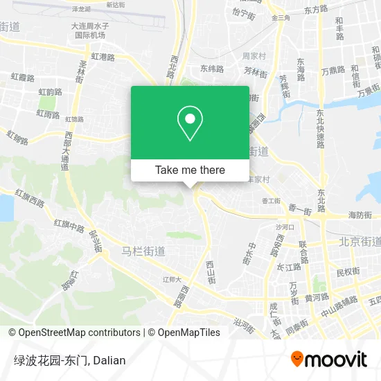 绿波花园-东门 map